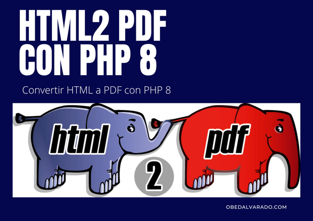 Generar archivos PDF con PHP 8