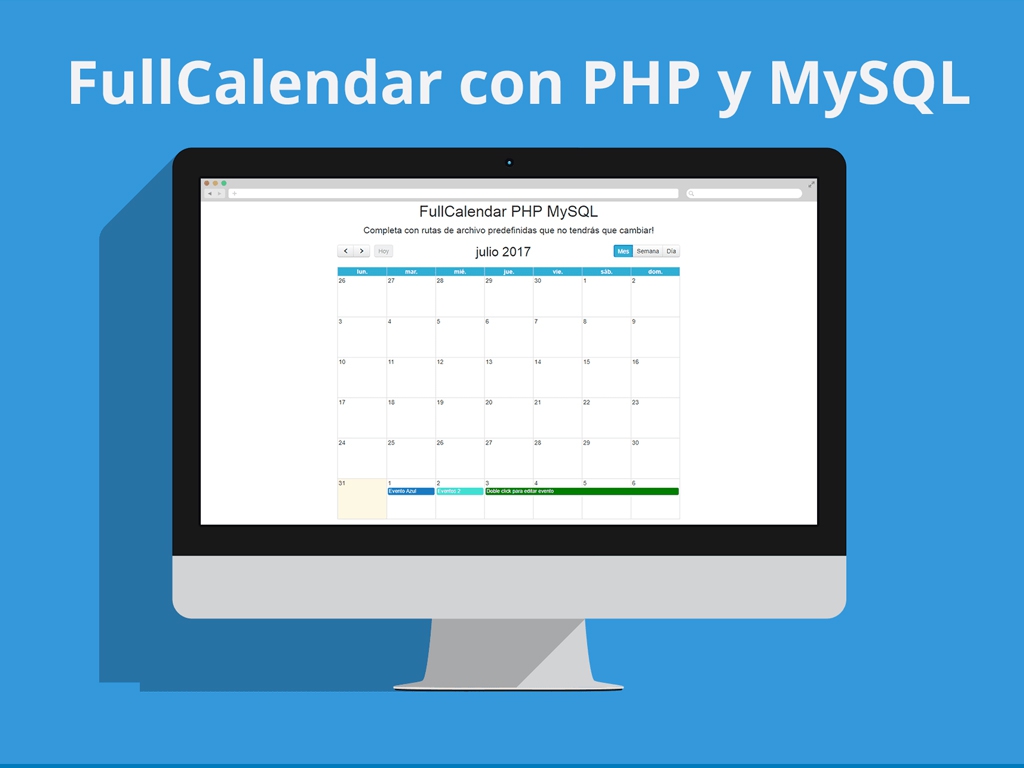 FullCalendar con PHP y MySQL