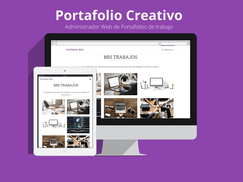 Portafolio Creativo con Bootstrap, PHP y MySQL